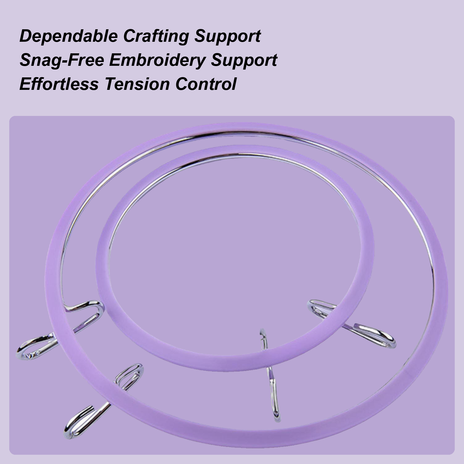 Embroidery Embellishments - Hoop For Cross Stitching Metal Spring