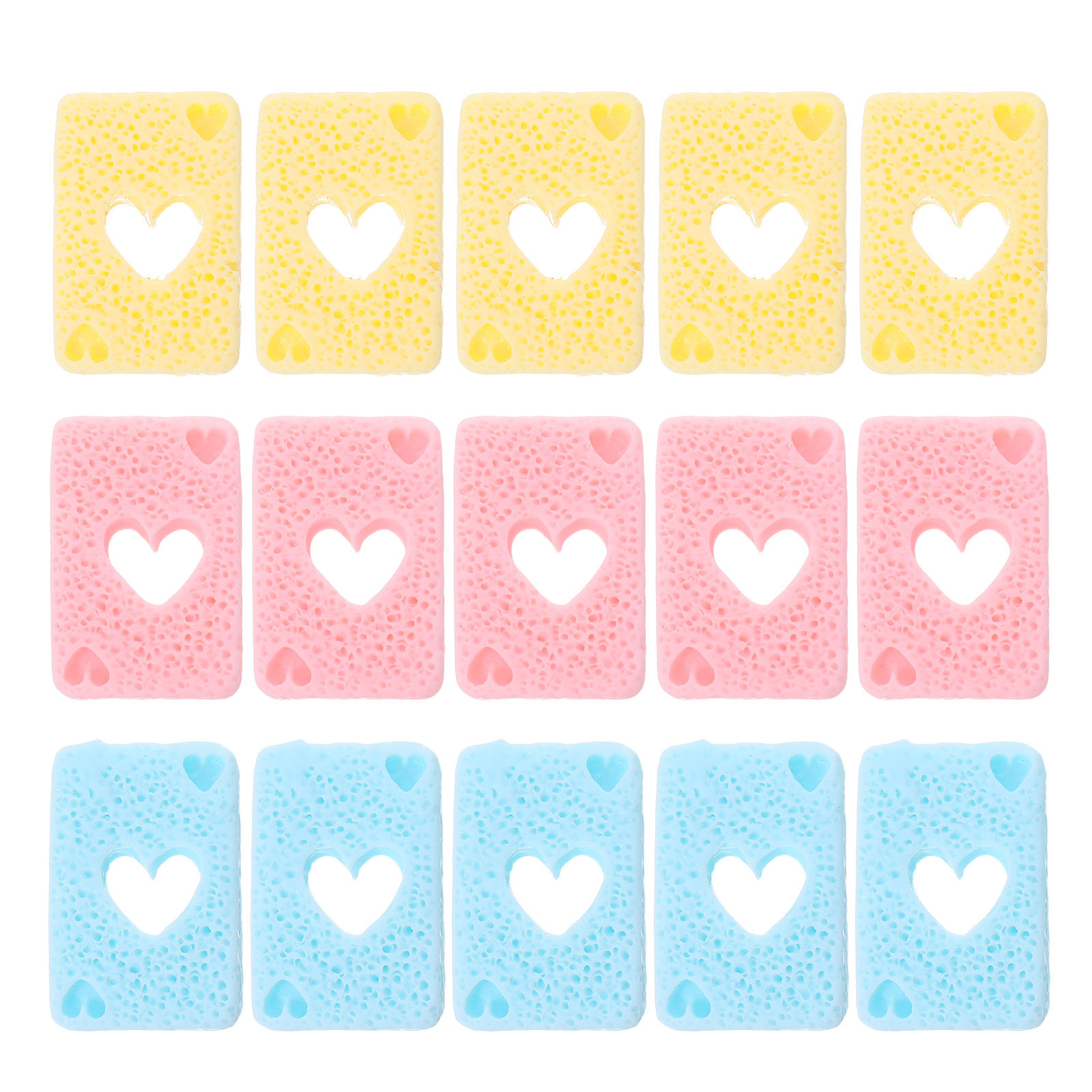 Embellishment Crafts - 30Pcs Resin Playing Card Charms Candy