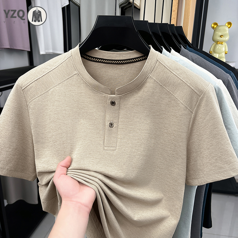 2026 Fashion Men's Henley Neck - огляд і ціна Embellish Knit
