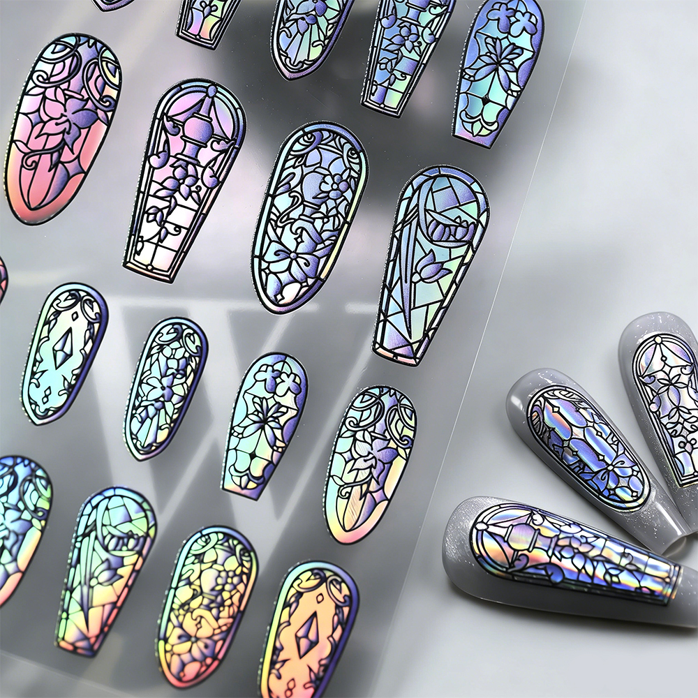 5D Sparkly Retro Glass Fragmen - огляд і ціна Glitter Vinyl Roll