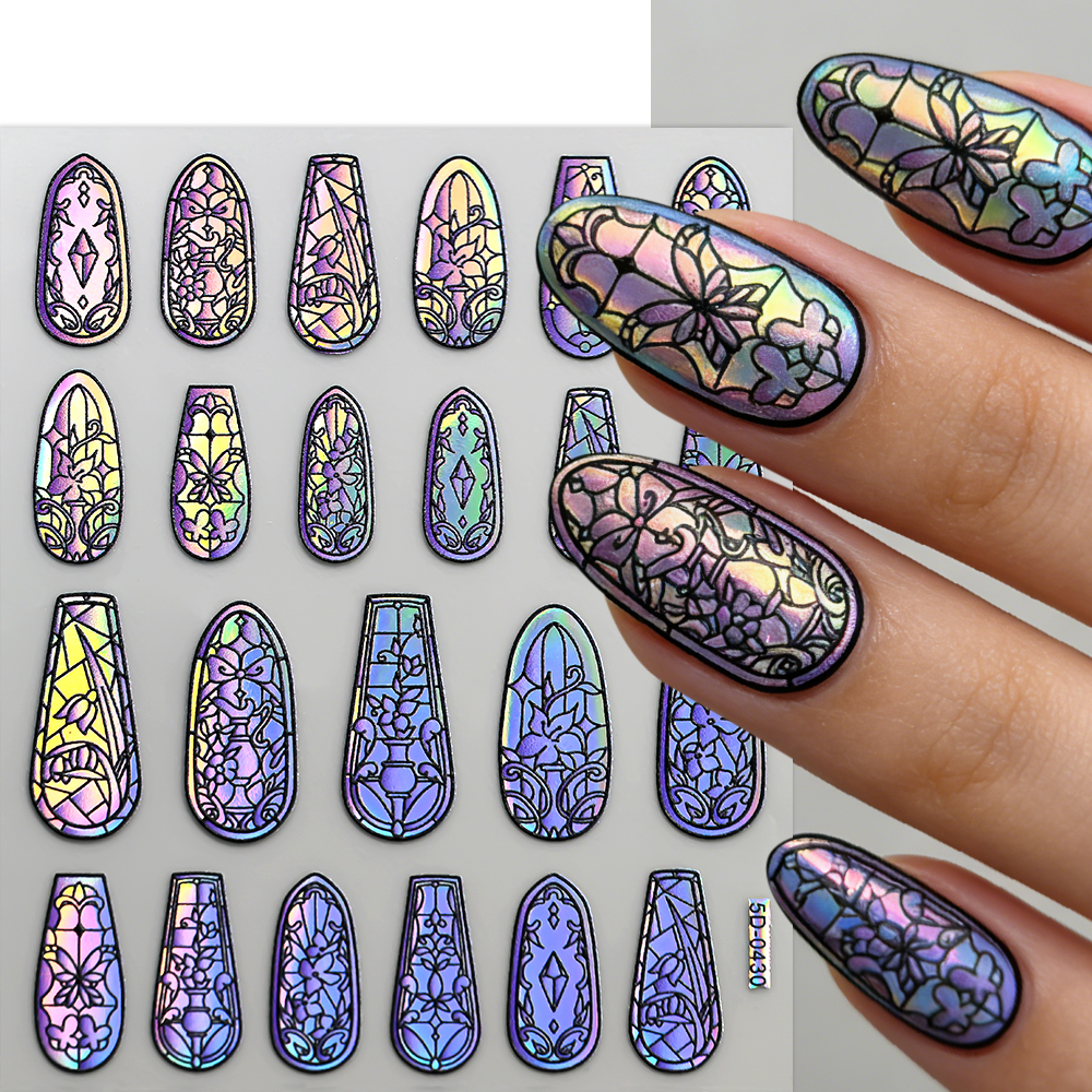 5D Sparkly Retro Glass Fragmen - огляд і ціна Glitter Vinyl Roll
