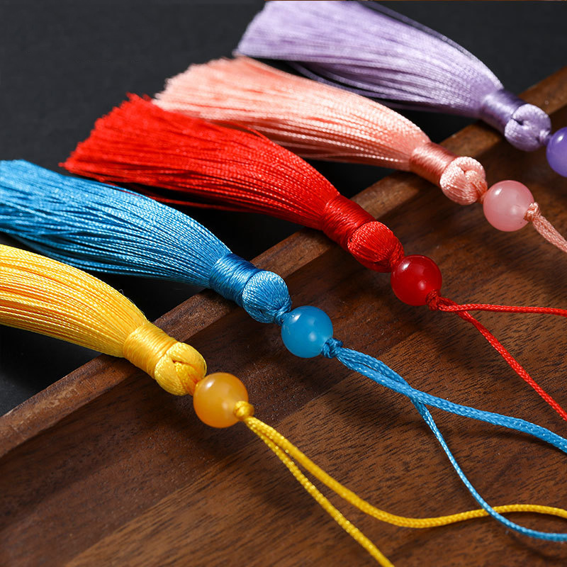 10/5Pcs Polyester Silk Tassel  - огляд і ціна Beaded Trim Fringe