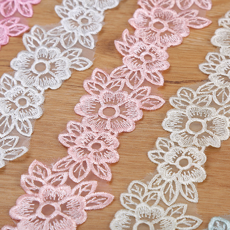 5CM Width Embroidered Organza  - огляд і ціна Lace Ribbon Trim