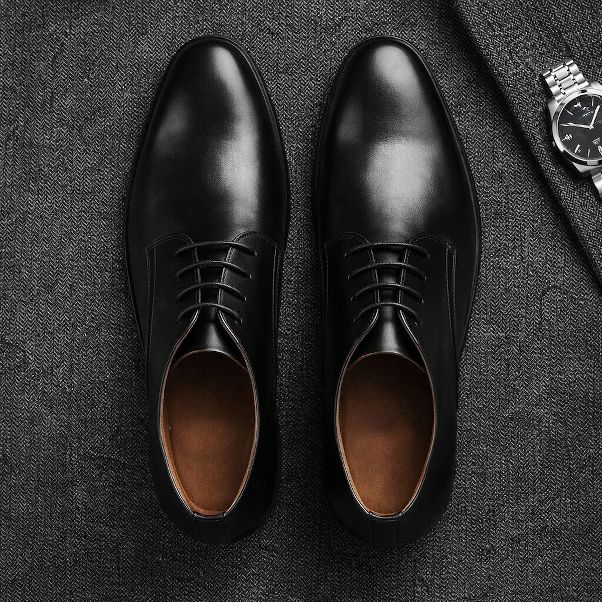 Men's Calf Leather Western Ank - огляд і ціна Guipure Lace Panel