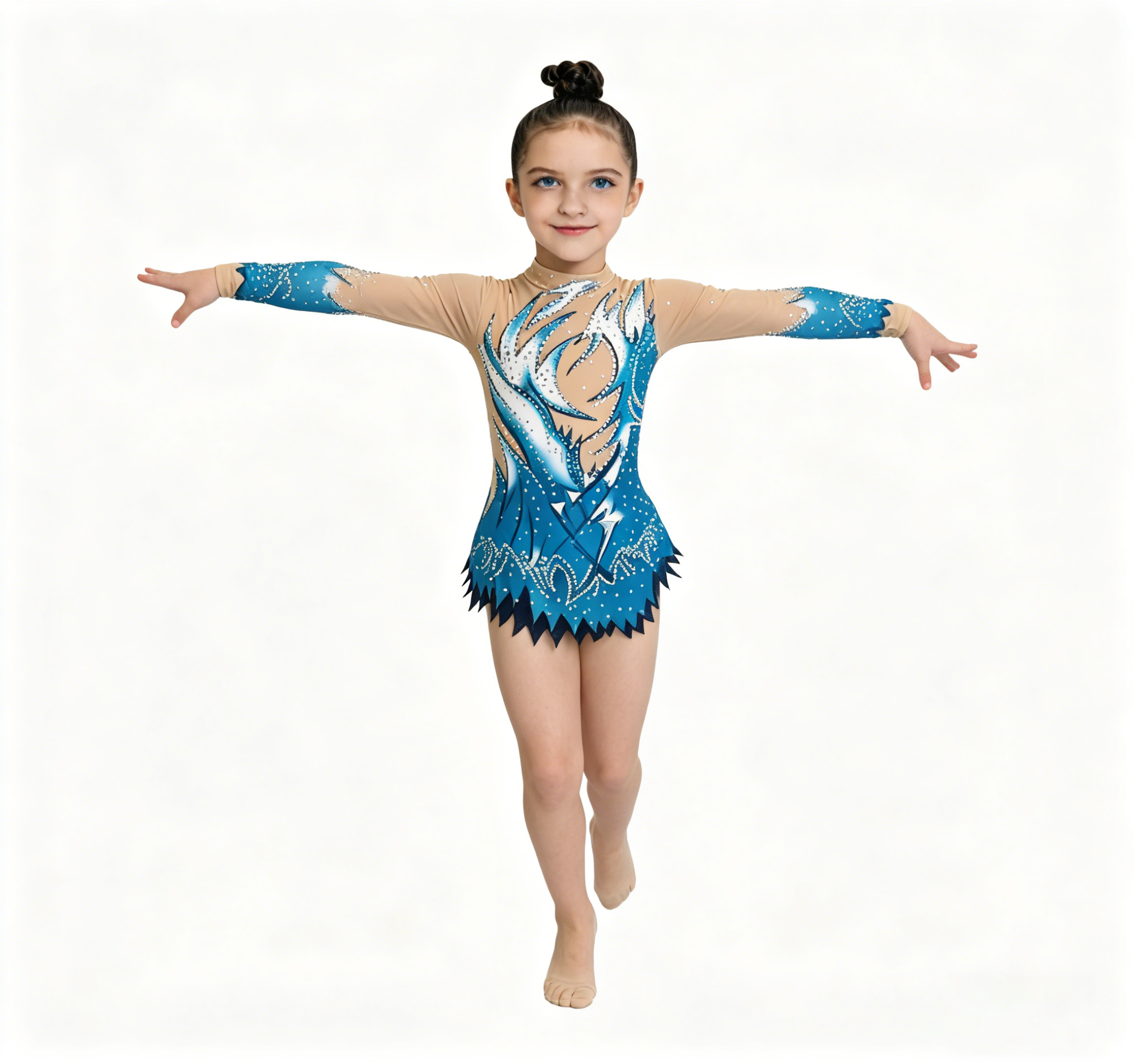 Girls Luxury Rhinestone Gymnas - огляд і ціна Rhinestone Banding Trim