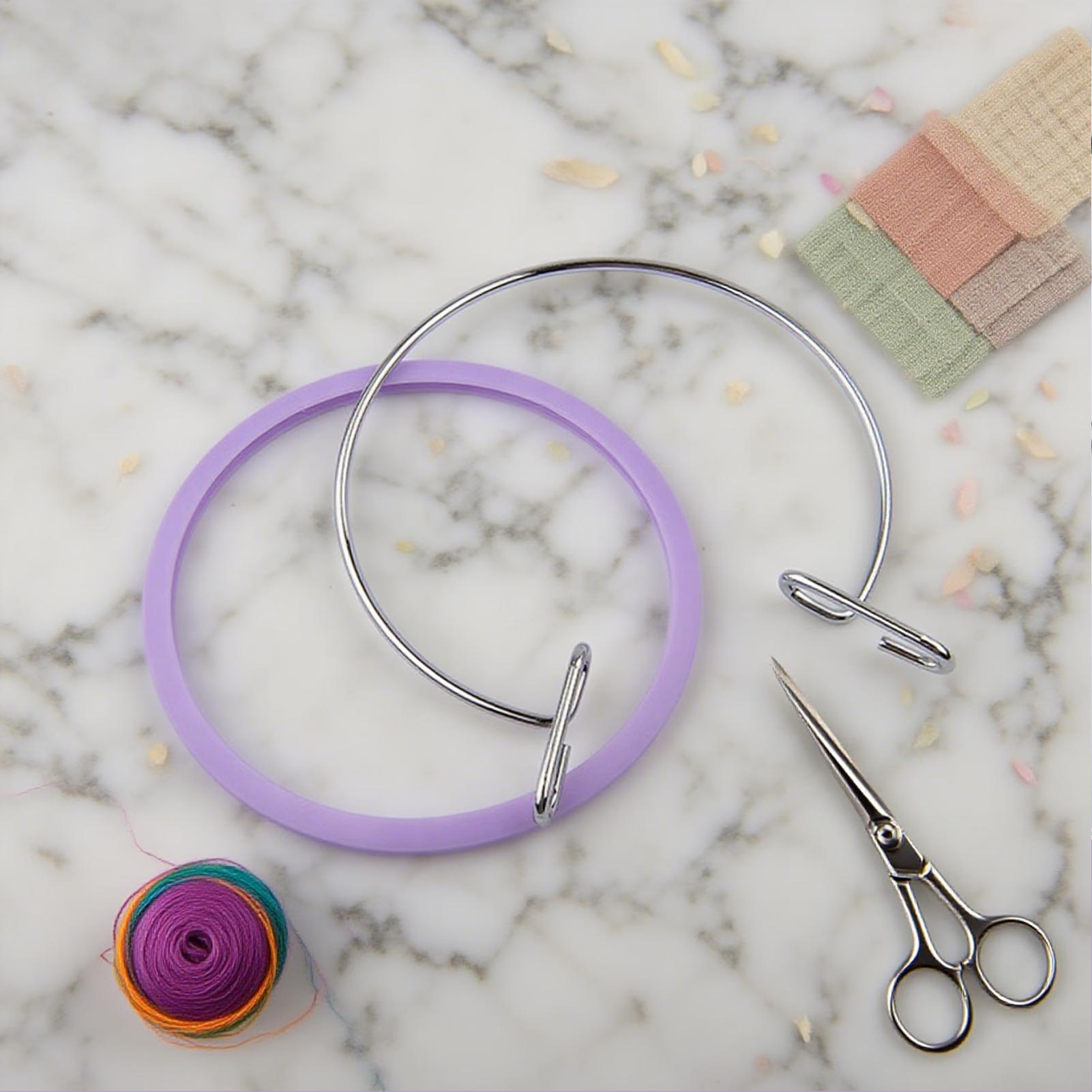 Hoop For Cross Stitching Metal - огляд і ціна Embroidery Embellishments