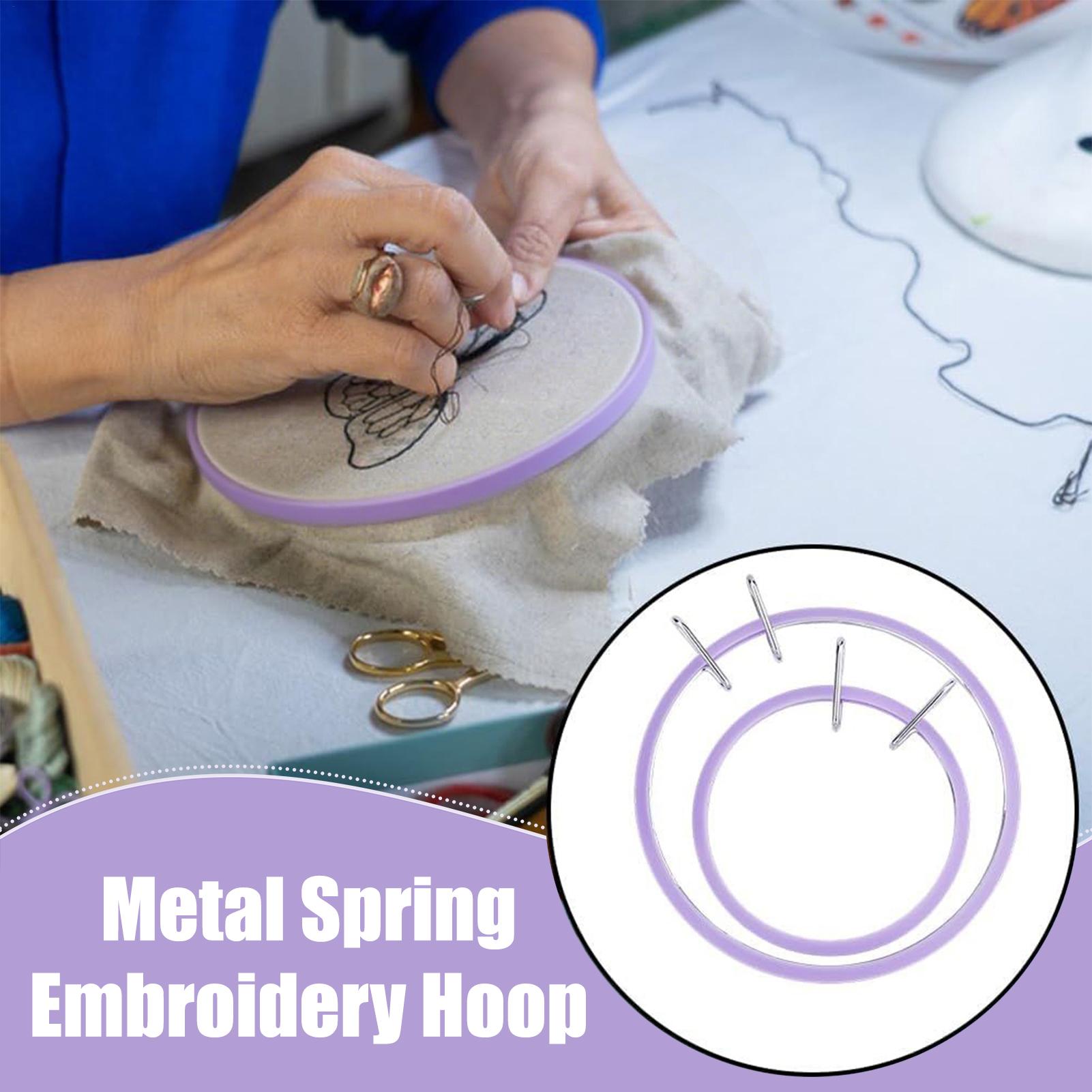 Hoop For Cross Stitching Metal - огляд і ціна Embroidery Embellishments