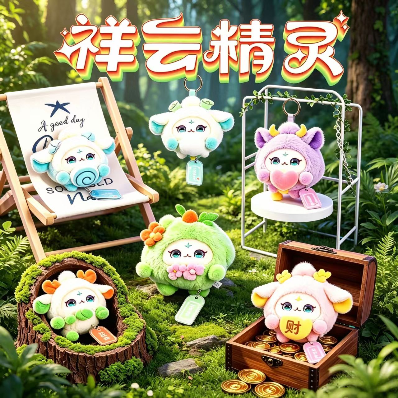 Lucky Cloud Elf Plush Embroide - огляд і ціна Craft Embellishment Storage