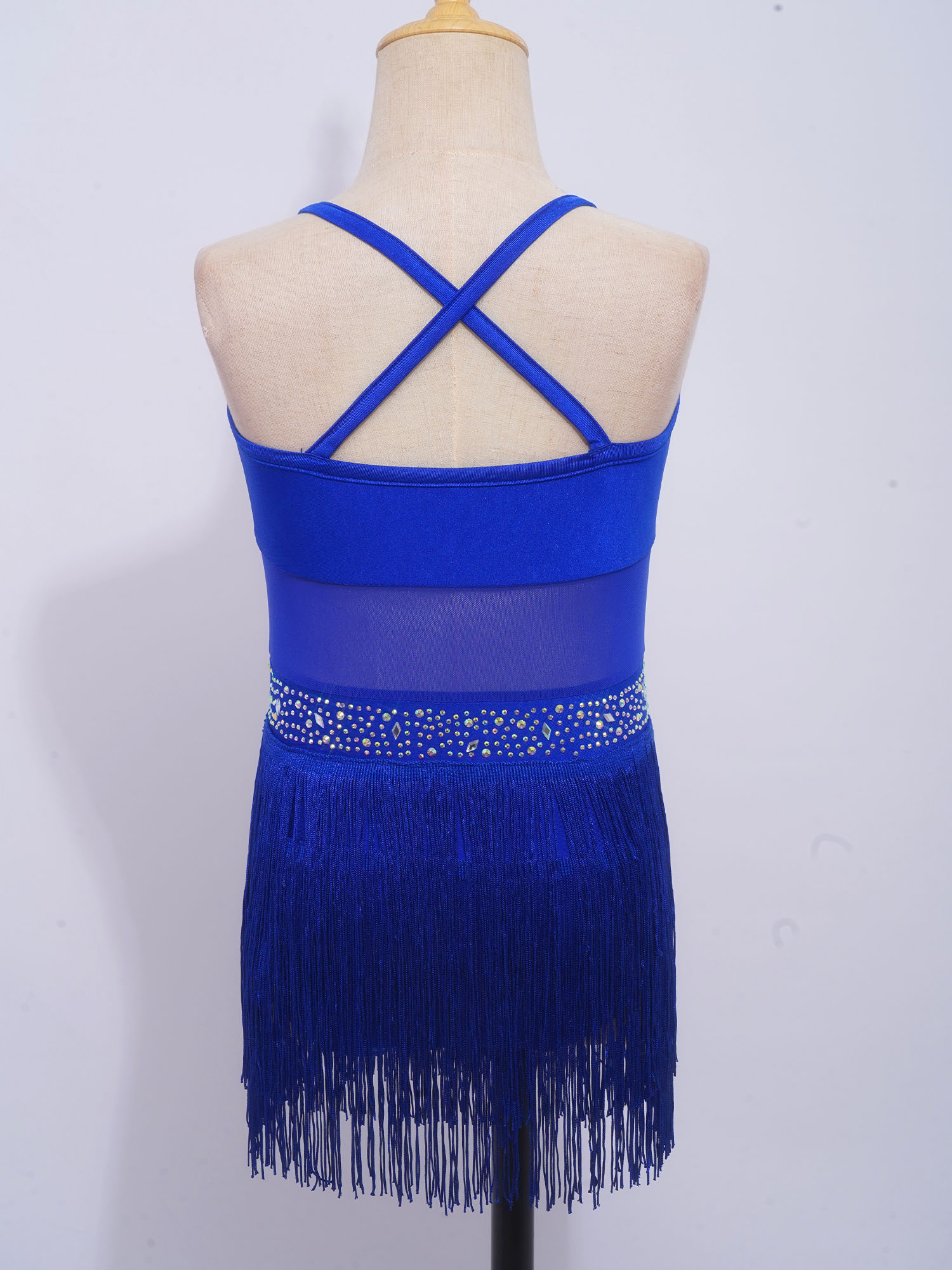 Kids Girls Latin Cha-cha Samba - огляд і ціна Rhinestone Banding Trim