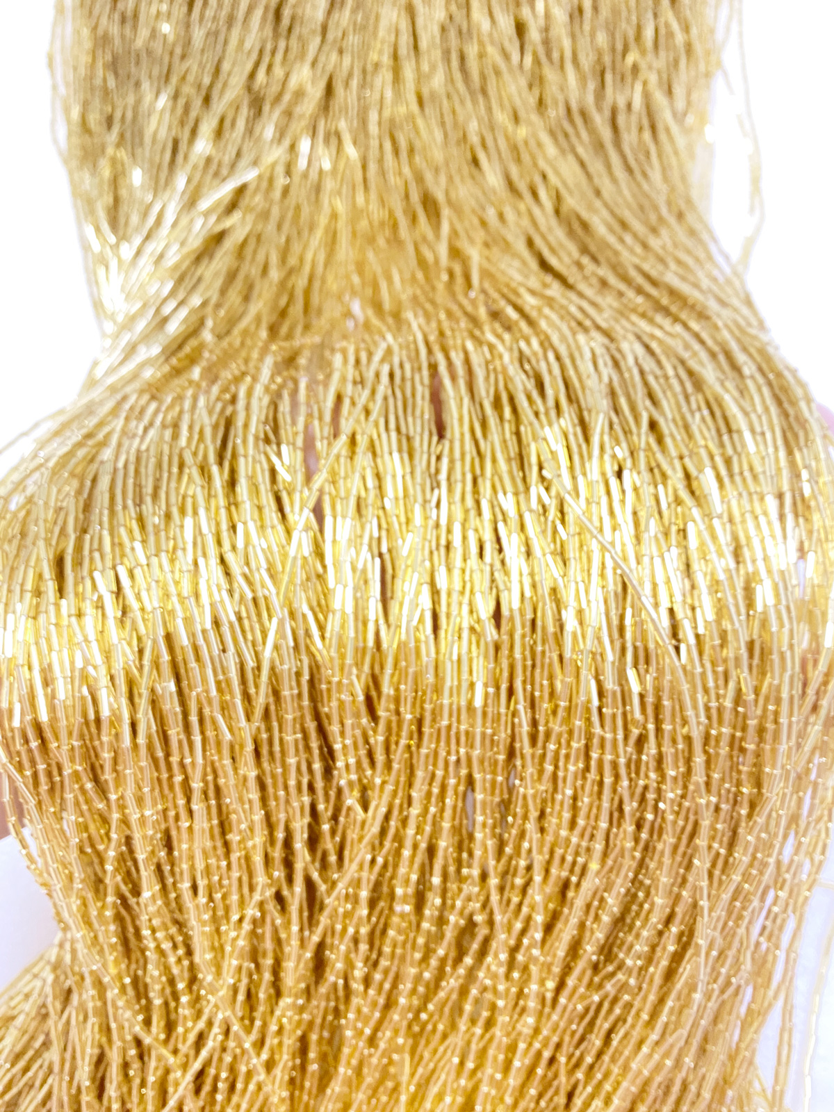 100cm Length Gold Red Crystal  - огляд і ціна Beaded Trim Fringe