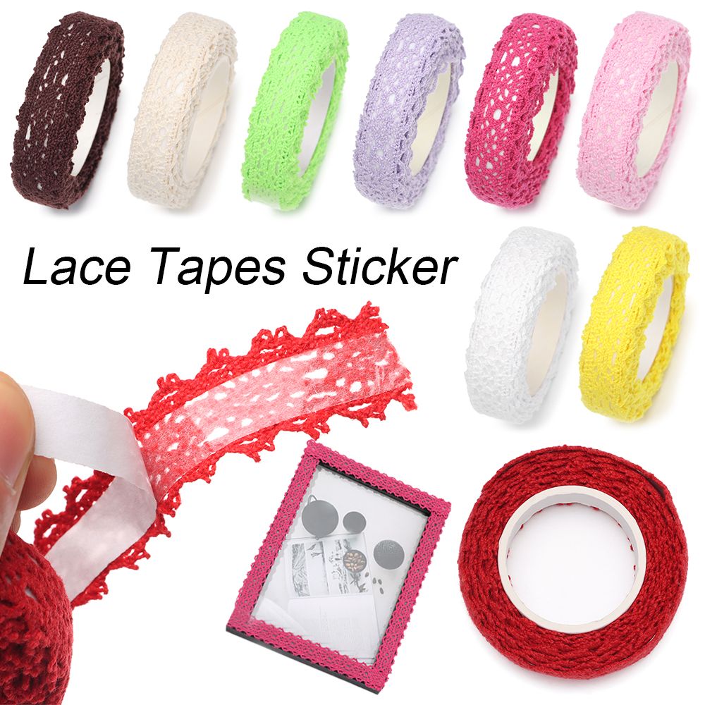 2Yards/pc Lace Tapes Sticker S - огляд і ціна Lace Ribbon Trim