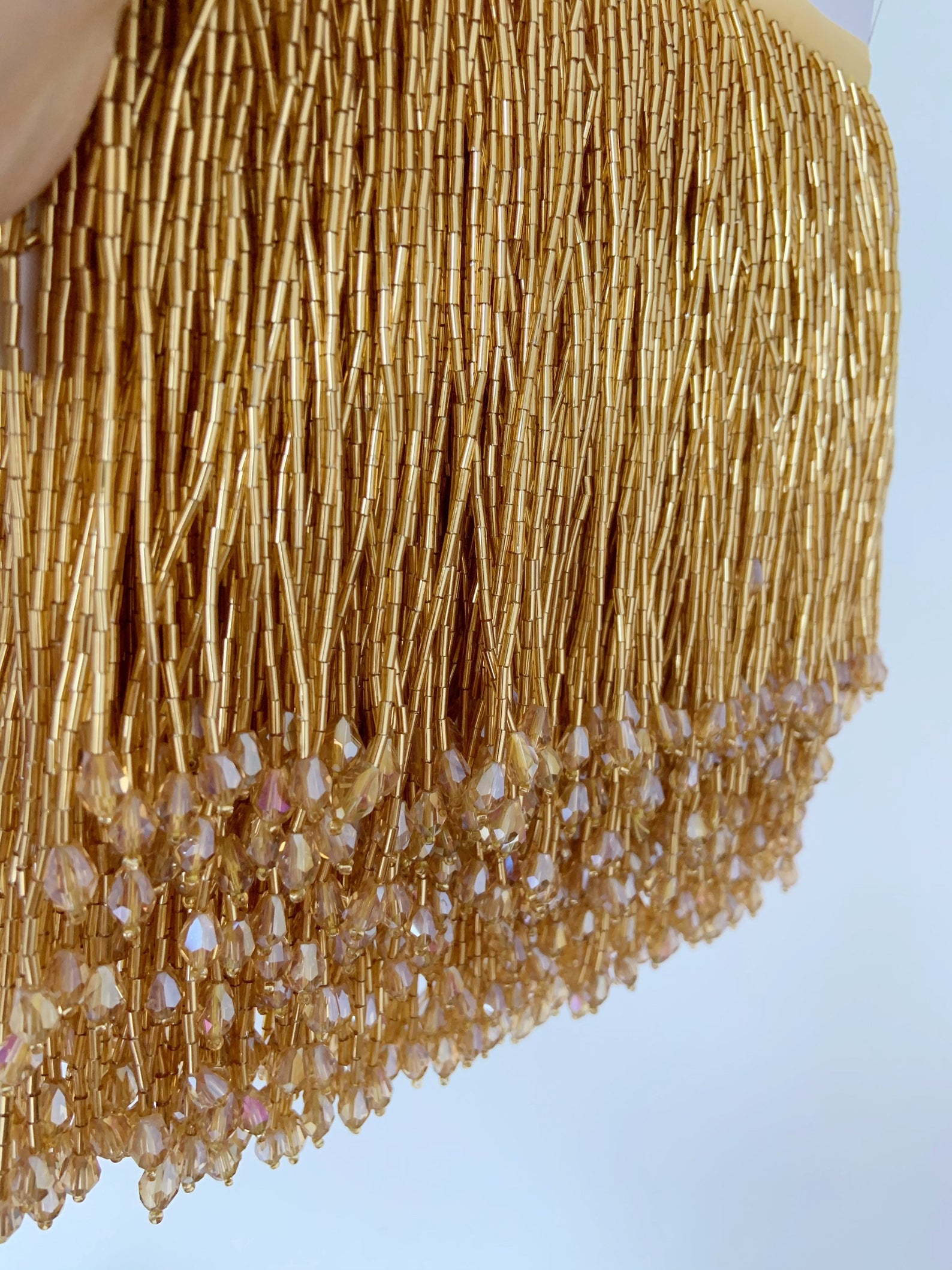 1 Yard Green Bead Fringe Tasse - огляд і ціна Beaded Trim Fringe