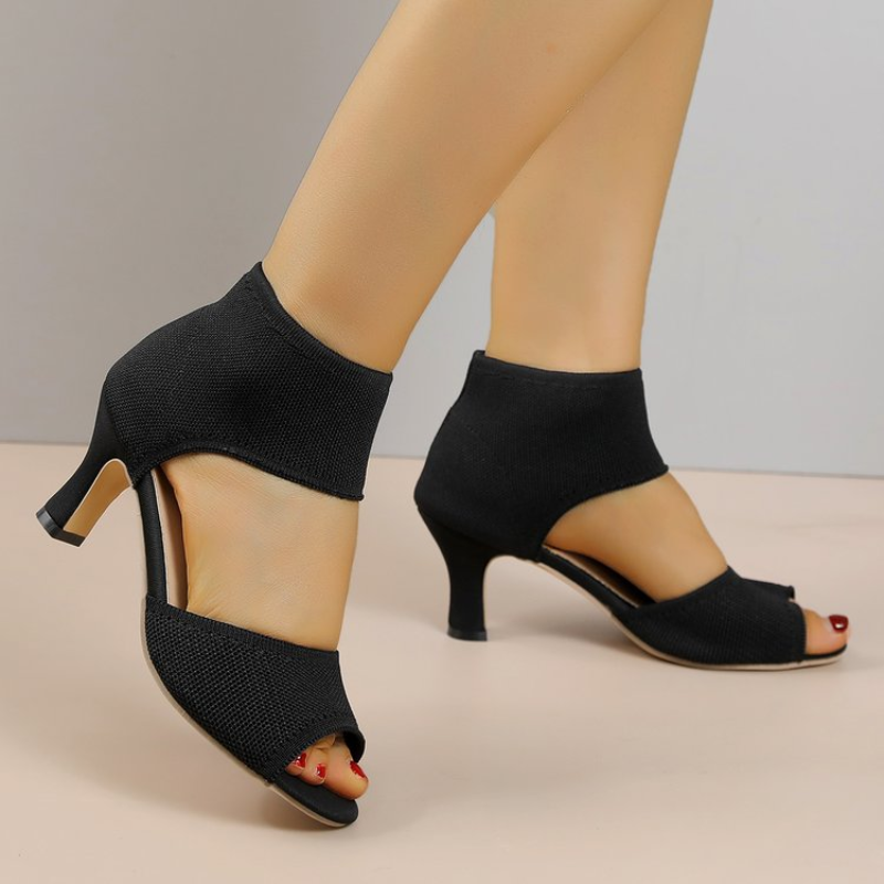 Summer New Peep Toe High Heel  - огляд і ціна Embellish Knit