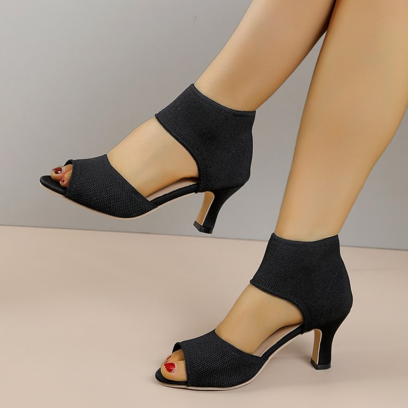 Summer New Peep Toe High Heel  - огляд і ціна Embellish Knit