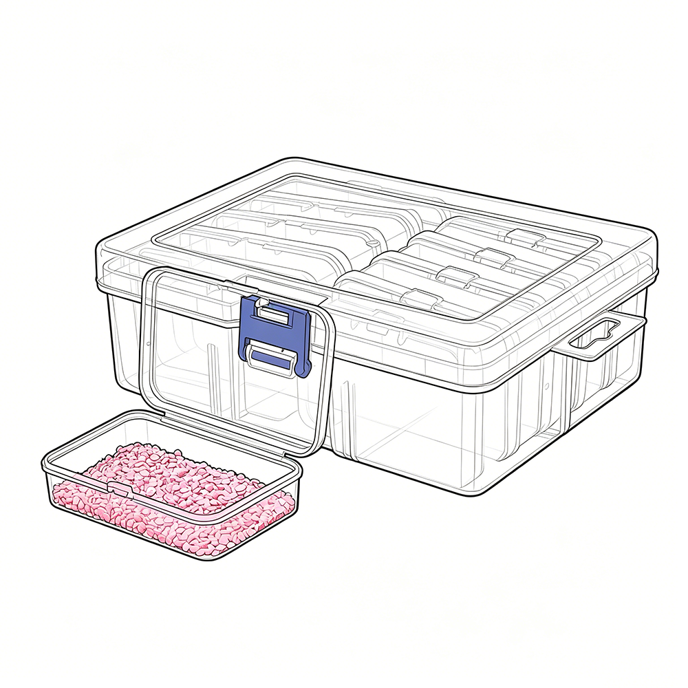 10/19/24/30 Grids 1 Set DIY Be - огляд і ціна Craft Embellishment Storage