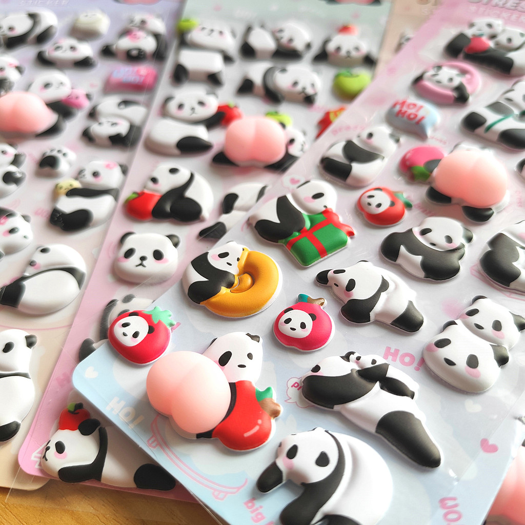 4-Piece Cute Panda Stress Reli - огляд і ціна Craft Embellishment World