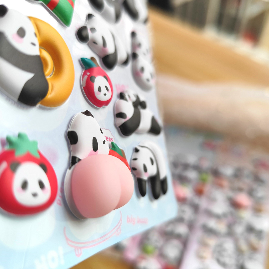 4-Piece Cute Panda Stress Reli - огляд і ціна Craft Embellishment World