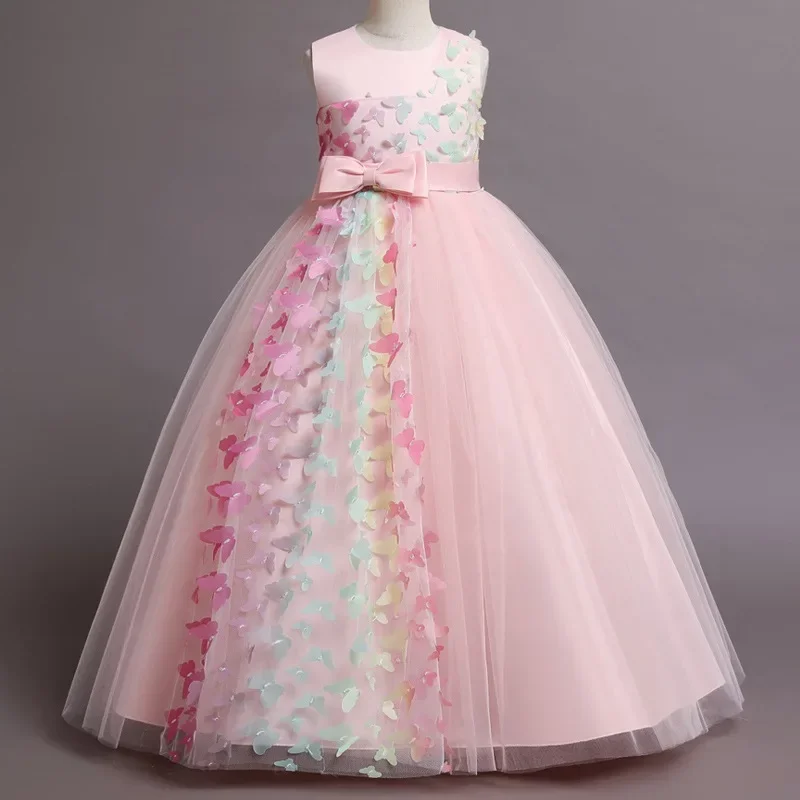 Fashion Bow Flower Girl Dresse - огляд і ціна Lace Ribbon Trim