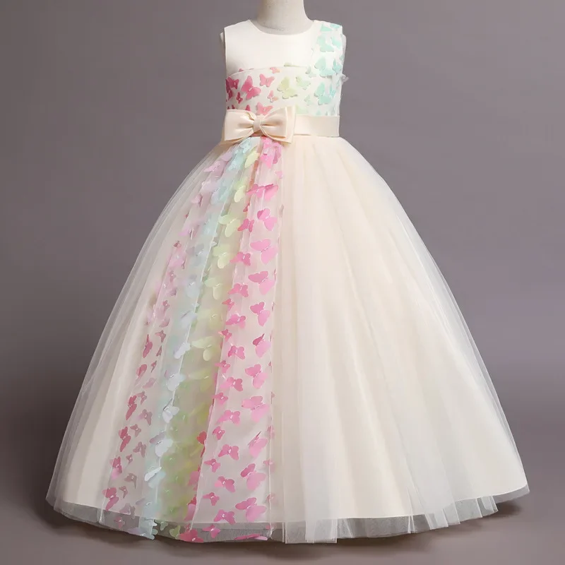 Fashion Bow Flower Girl Dresse - огляд і ціна Lace Ribbon Trim
