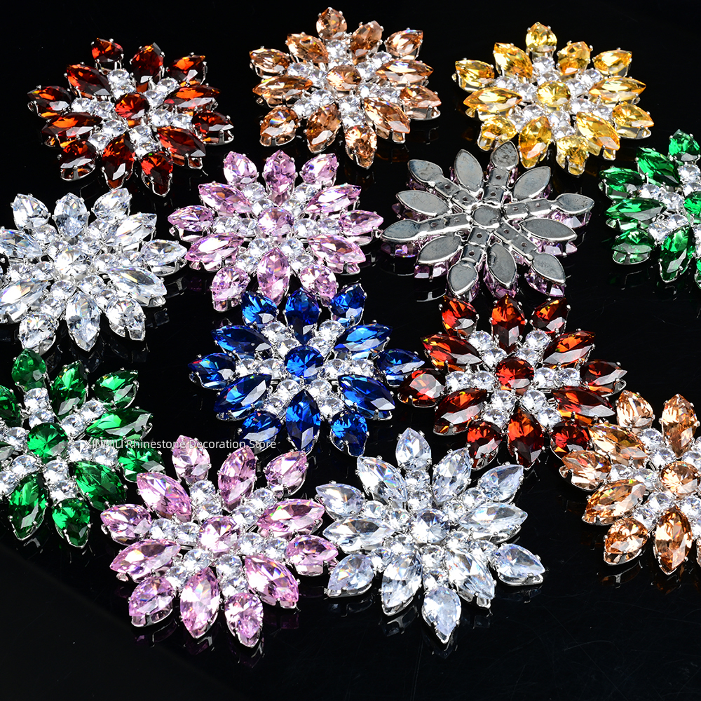 2Pcs Luxury Zircon Crystal Fla - огляд і ціна Embellishment Glue Craft