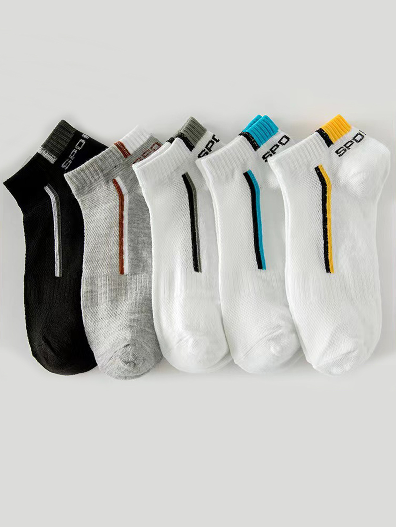 5/40 Pairs Mens Ankle Boat Soc - огляд і ціна Embellish Knit