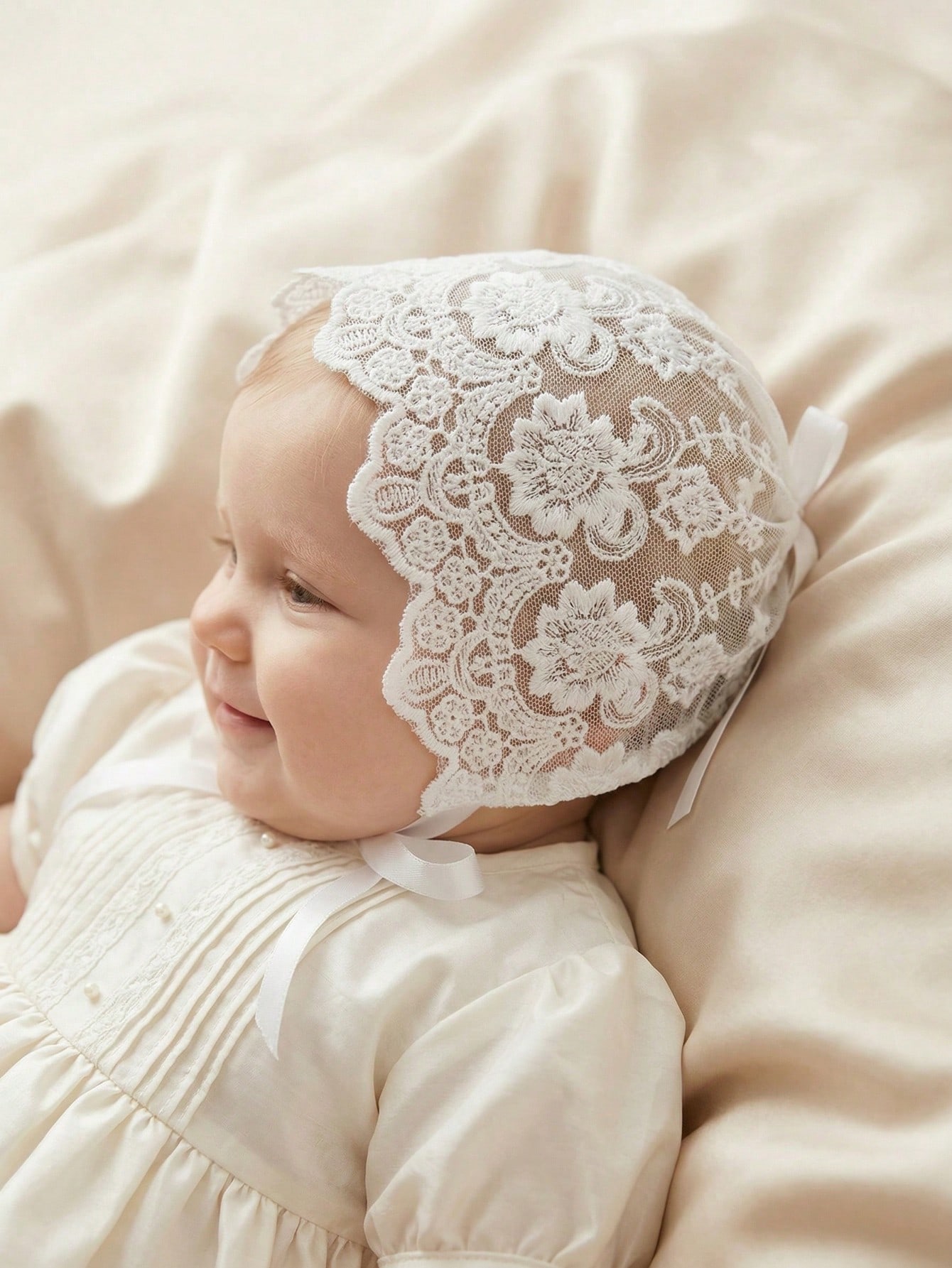 Baby Lace Brim Headband Hat He - огляд і ціна Embroidery Embellishments
