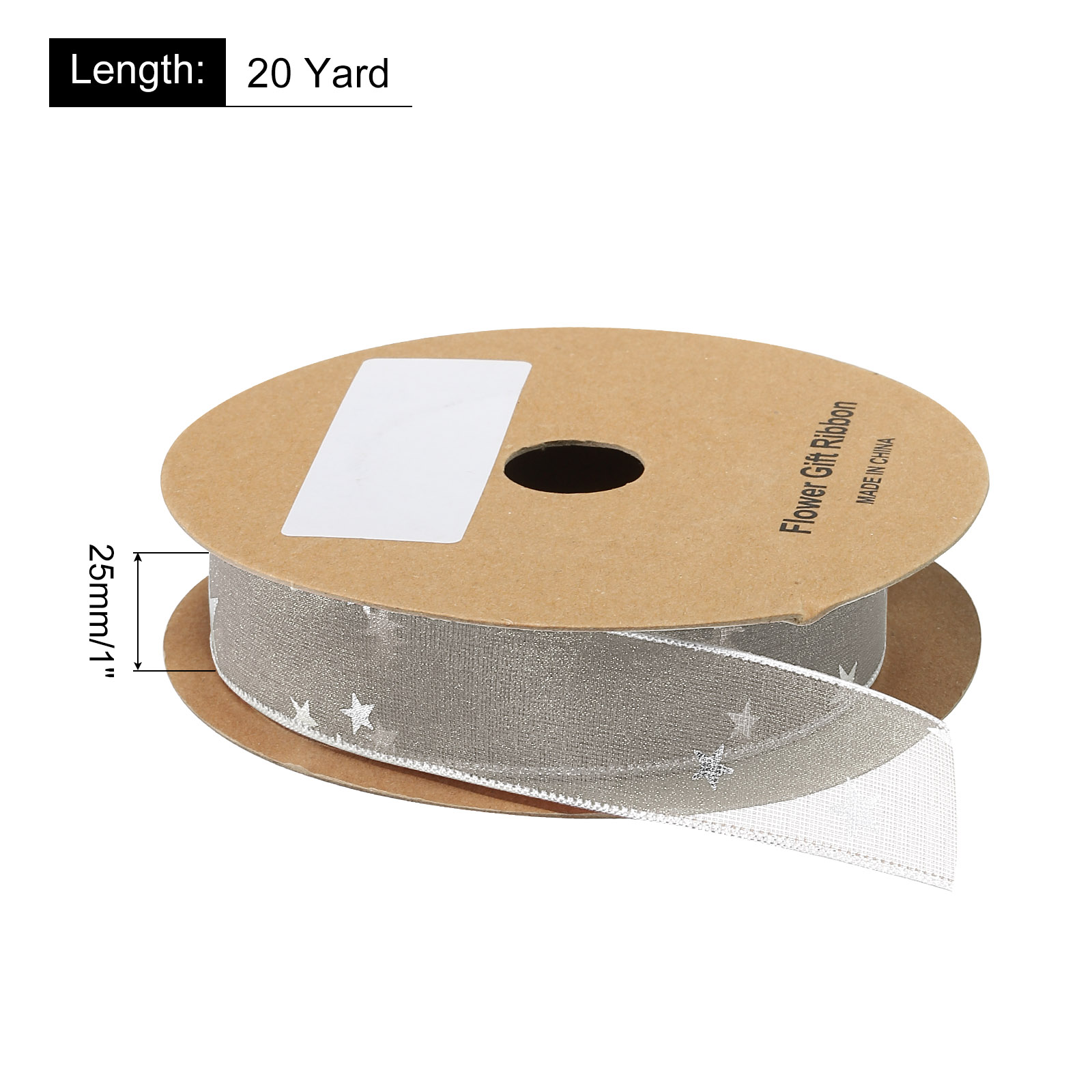 1 Inch 20 Yard Star Organza Sh - огляд і ціна Organza Ribbon Spool