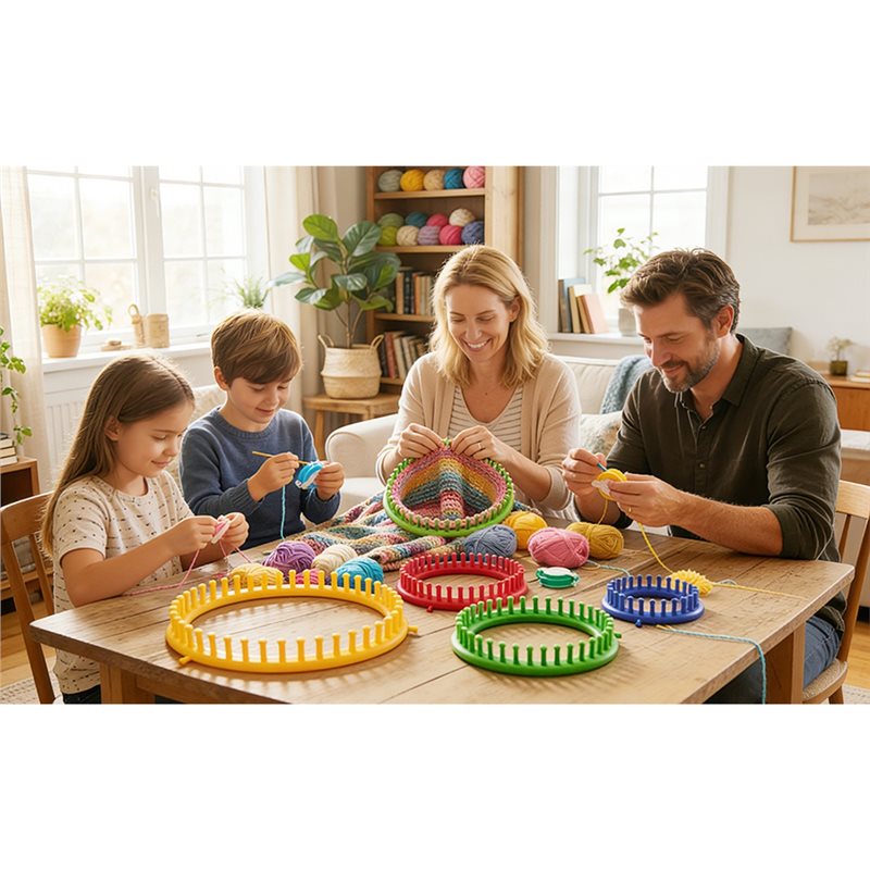 Round Knitting Loom For Hats S - огляд і ціна Pom Pom Maker Tool