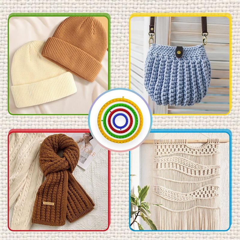 Round Knitting Loom For Hats S - огляд і ціна Pom Pom Maker Tool