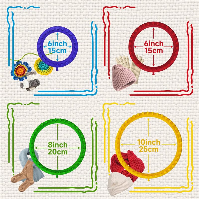 Round Knitting Loom For Hats S - огляд і ціна Pom Pom Maker Tool
