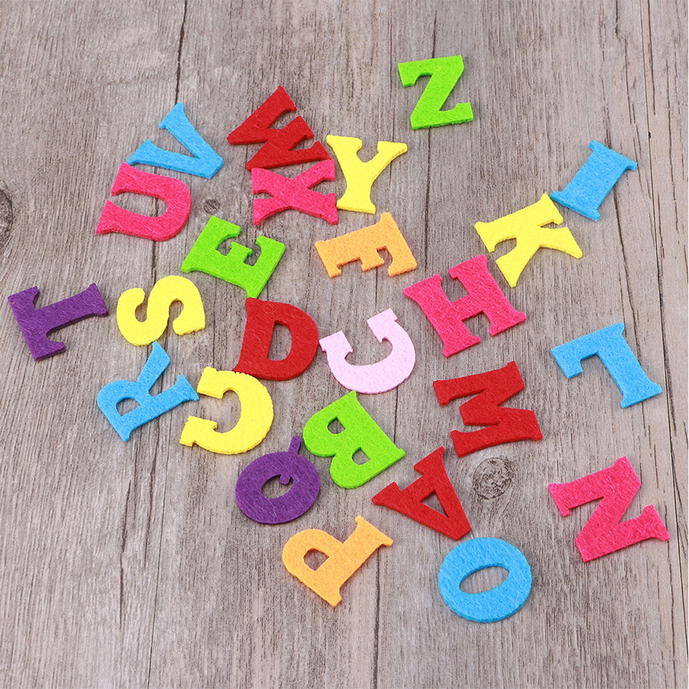 50Pcs Felt Alphabet Letters As - огляд і ціна Embellishment Glue Craft