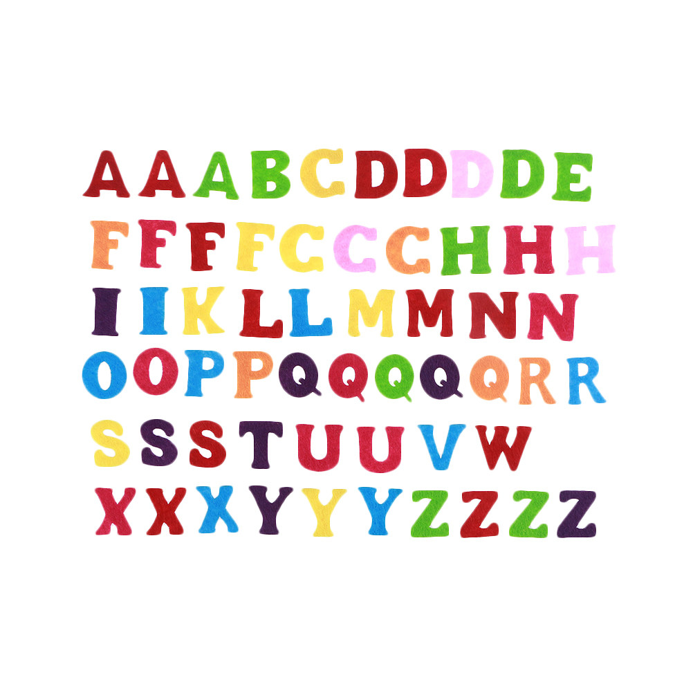 50Pcs Felt Alphabet Letters As - огляд і ціна Embellishment Glue Craft