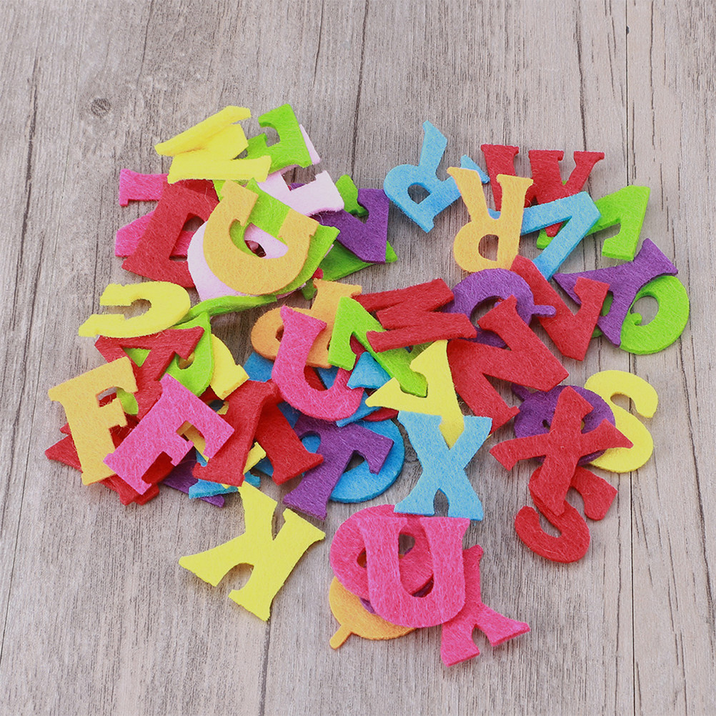 50Pcs Felt Alphabet Letters As - огляд і ціна Embellishment Glue Craft
