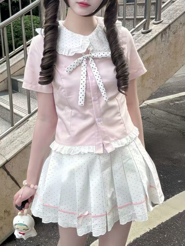 Japanese Sweet Kawaii 2 Piece  - огляд і ціна Elastic Lace Trim
