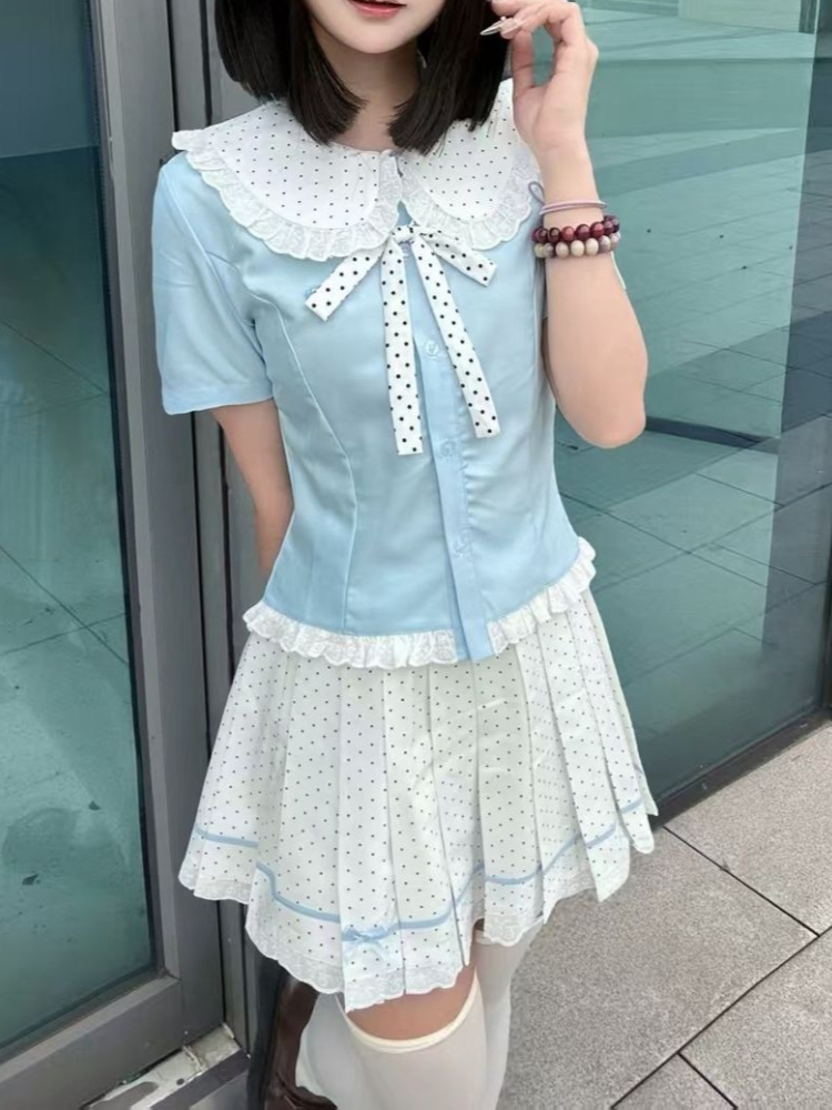 Japanese Sweet Kawaii 2 Piece  - огляд і ціна Elastic Lace Trim