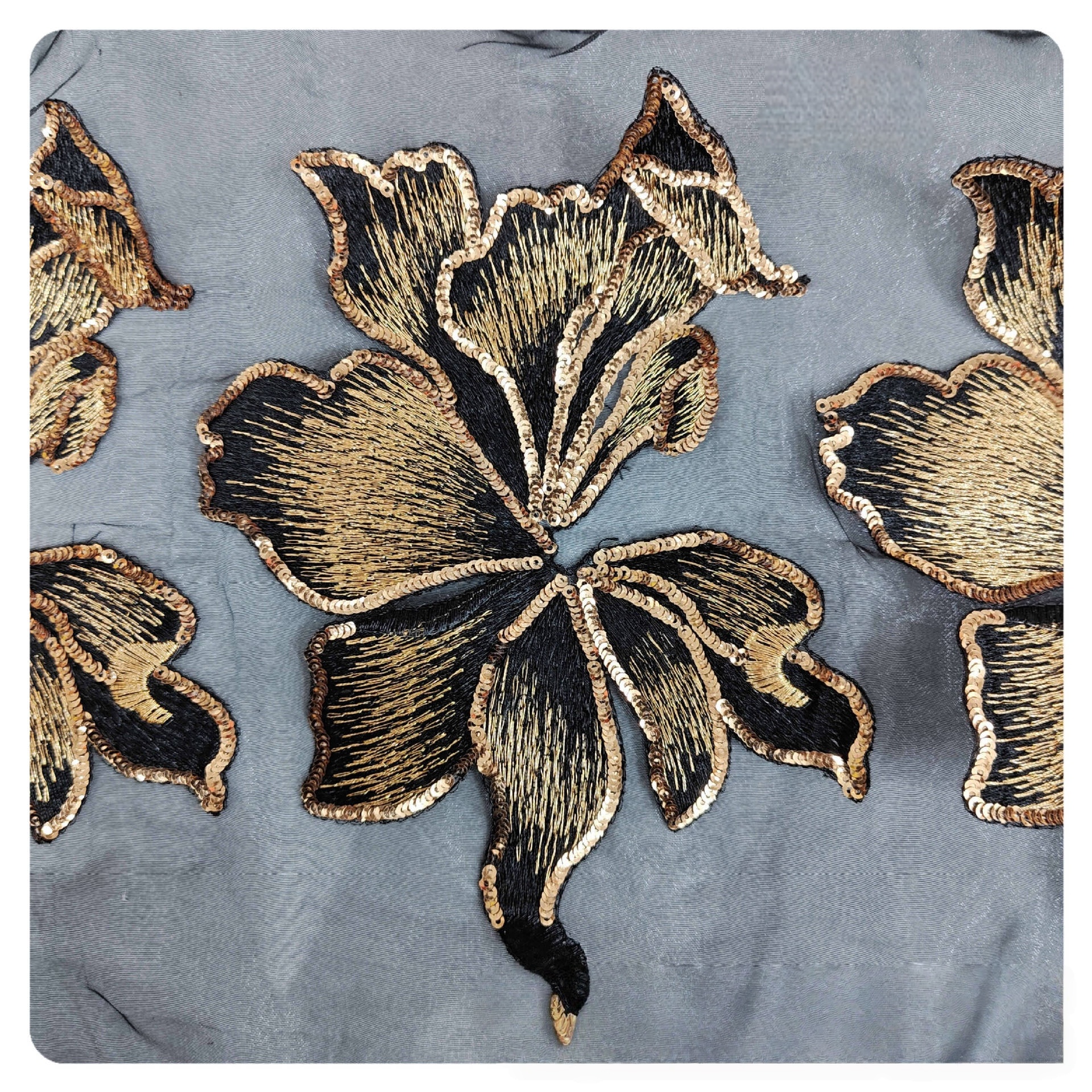 Organza Embroidery Applique Pa - огляд і ціна Embellishment Crafts