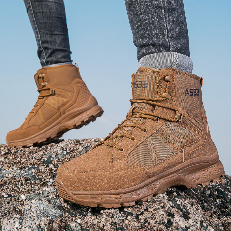 Men's Military Tactical Boots  - огляд і ціна Guipure Lace Panel