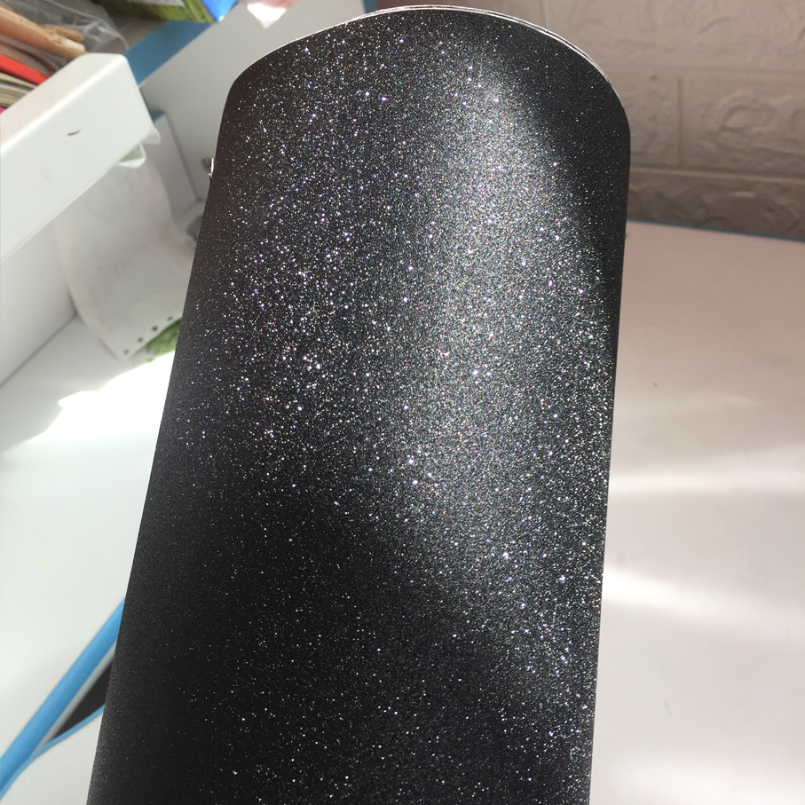 50CM*300CM black Glitter Diamo - огляд і ціна Glitter Vinyl Roll
