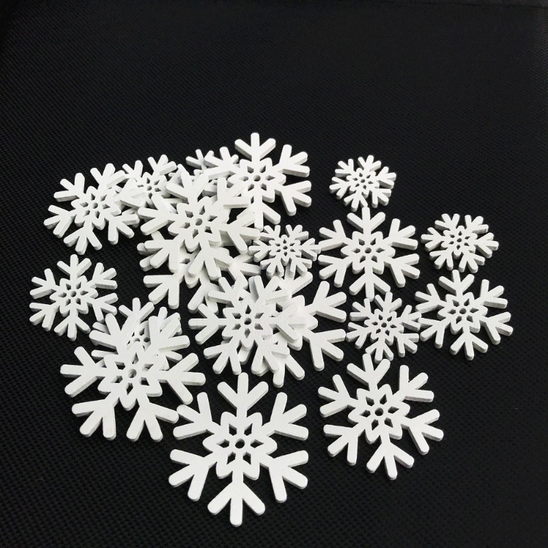 50pcs 20mm 25mm 30mm 35mm Mix  - огляд і ціна Christmas Craft Embellishment