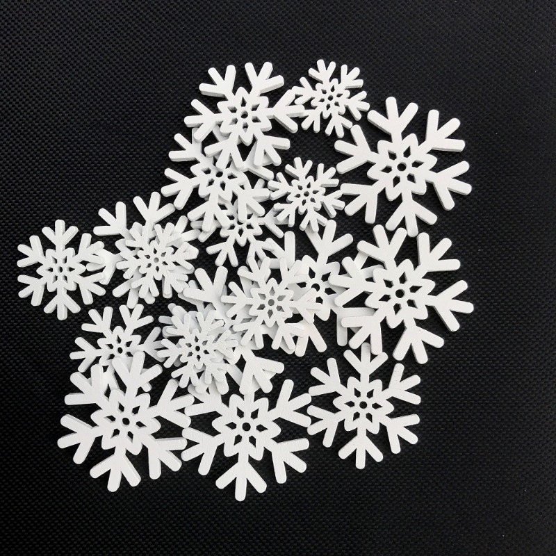 50pcs 20mm 25mm 30mm 35mm Mix  - огляд і ціна Christmas Craft Embellishment
