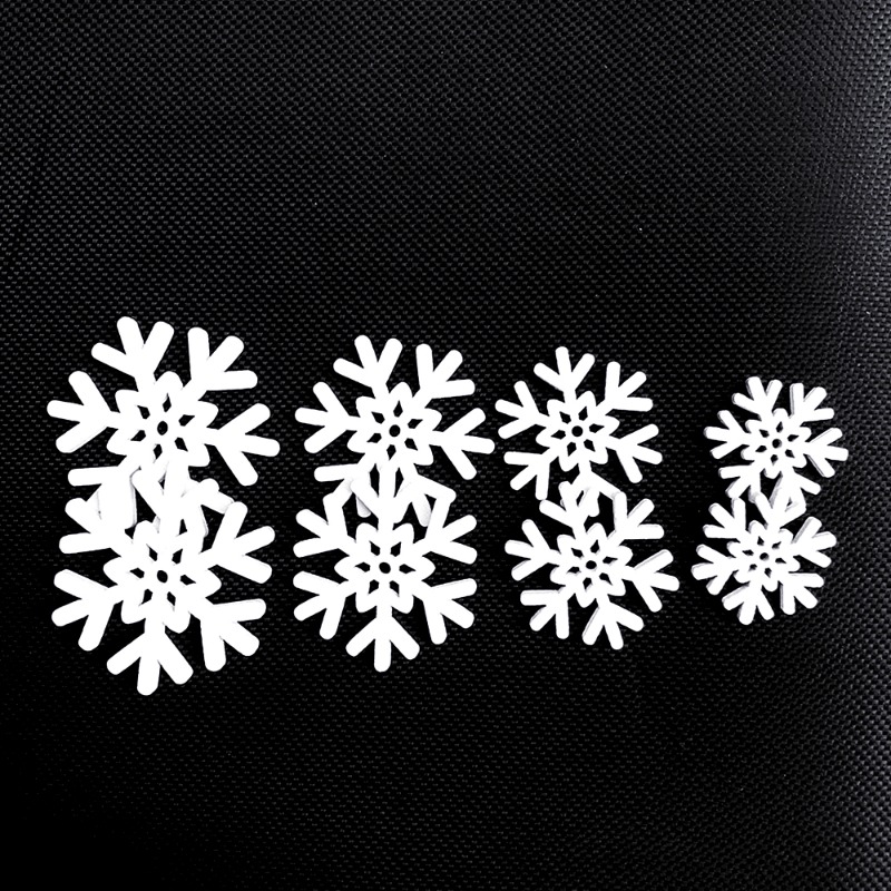 50pcs 20mm 25mm 30mm 35mm Mix  - огляд і ціна Christmas Craft Embellishment