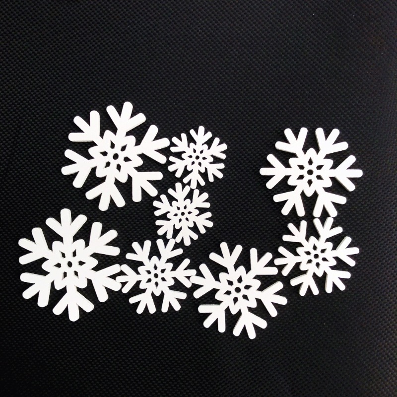 50pcs 20mm 25mm 30mm 35mm Mix  - огляд і ціна Christmas Craft Embellishment