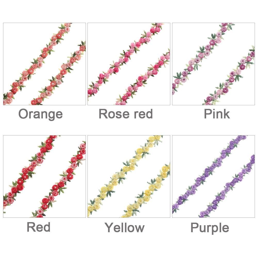 2Yard Flower Lace Trim Embroid - огляд і ціна Lace Ribbon Trim
