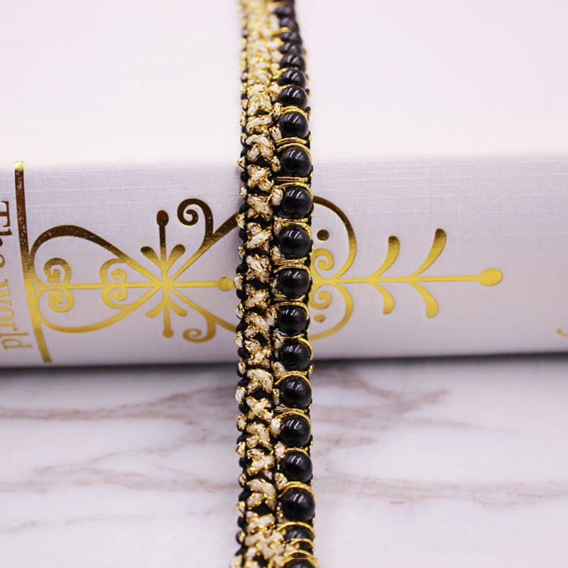 10yards DIY accessories Pearl  - огляд і ціна Beaded Trim Fringe