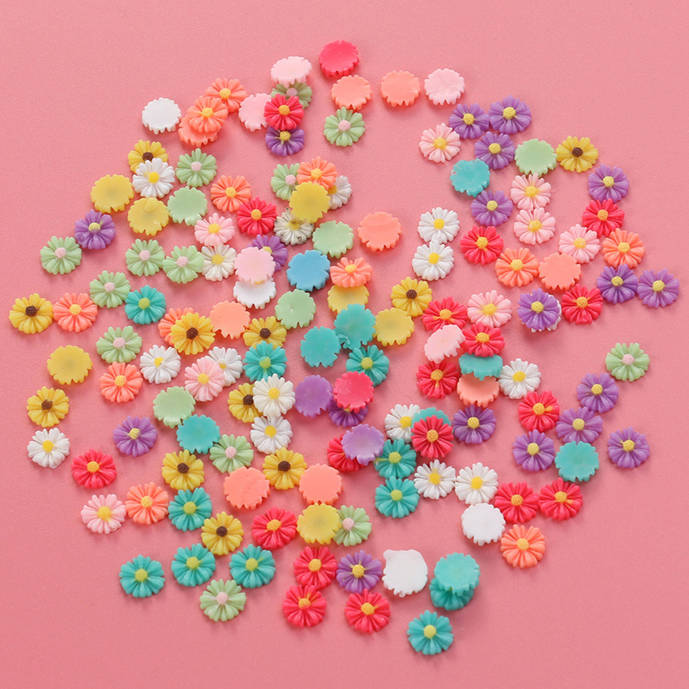 50Pcs 9Mm Small Daisy Resin Fl - огляд і ціна Embellishment Crafts