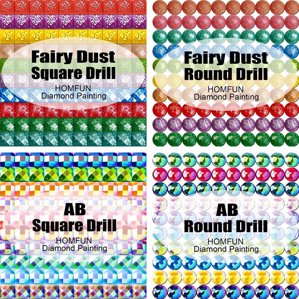 HOMFUN Fairy Dust AB Full diam - огляд і ціна Craft Embellishment Storage