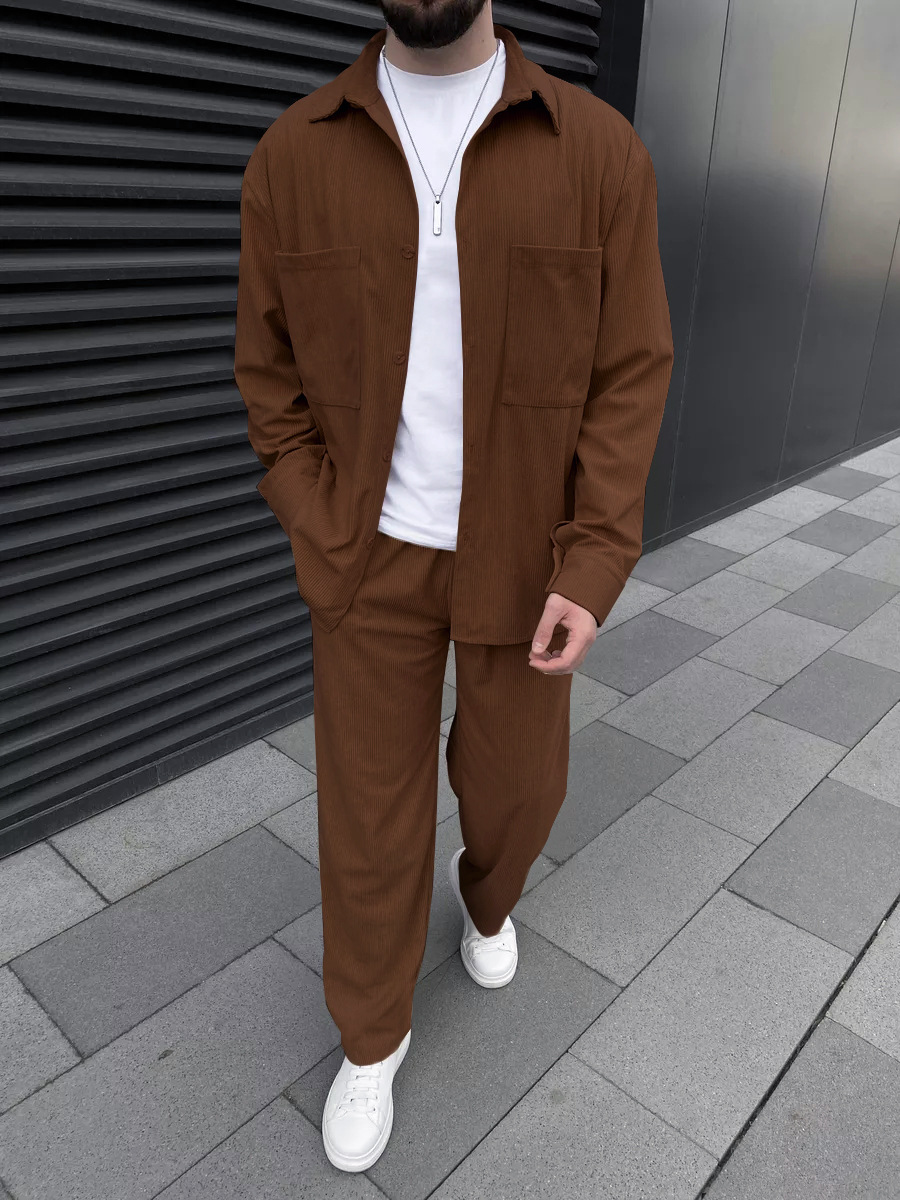 Men's corduroy two-piece outfi - огляд і ціна Embellish Knit