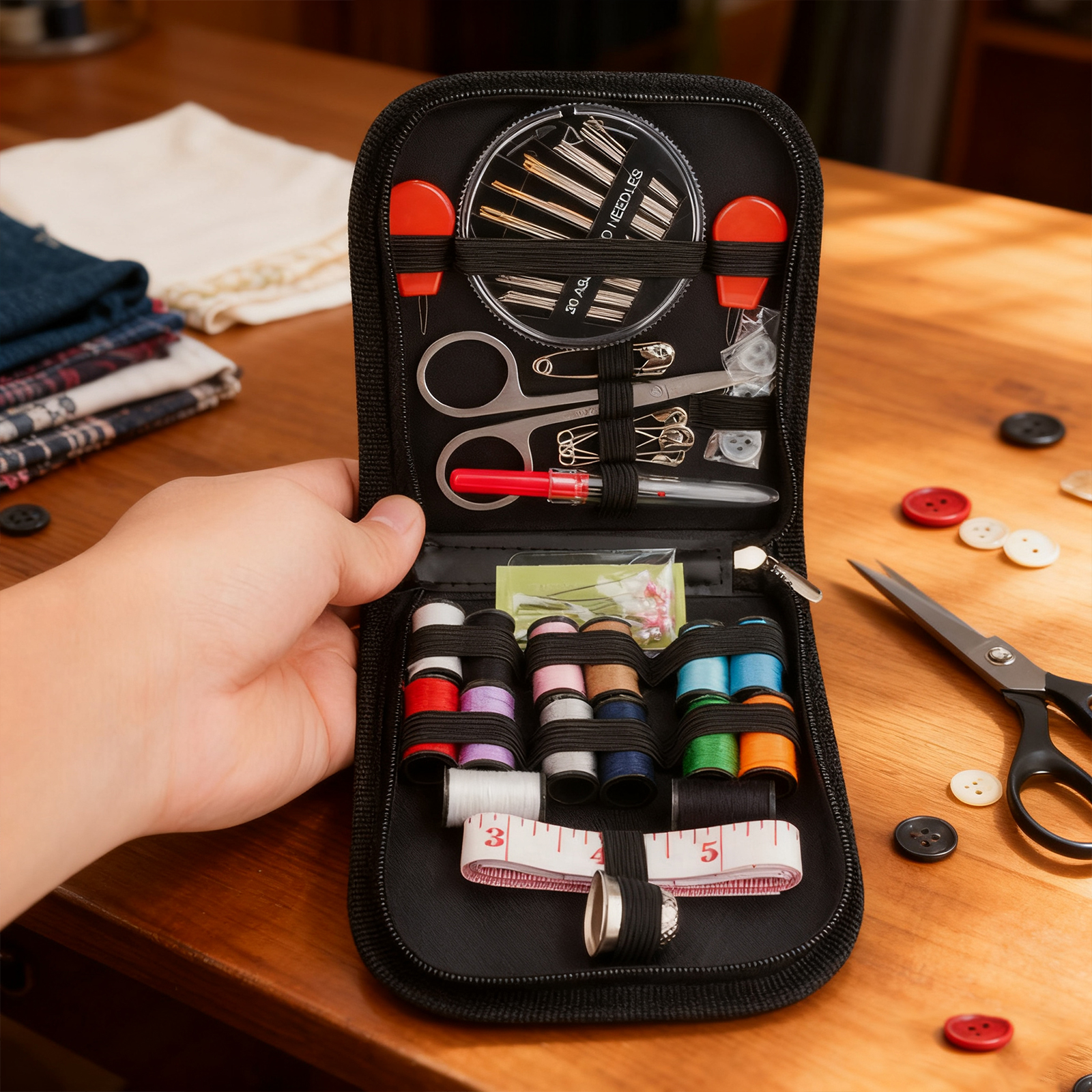 The sewing kit contains 68 acc - огляд і ціна Pom Pom Maker Tool