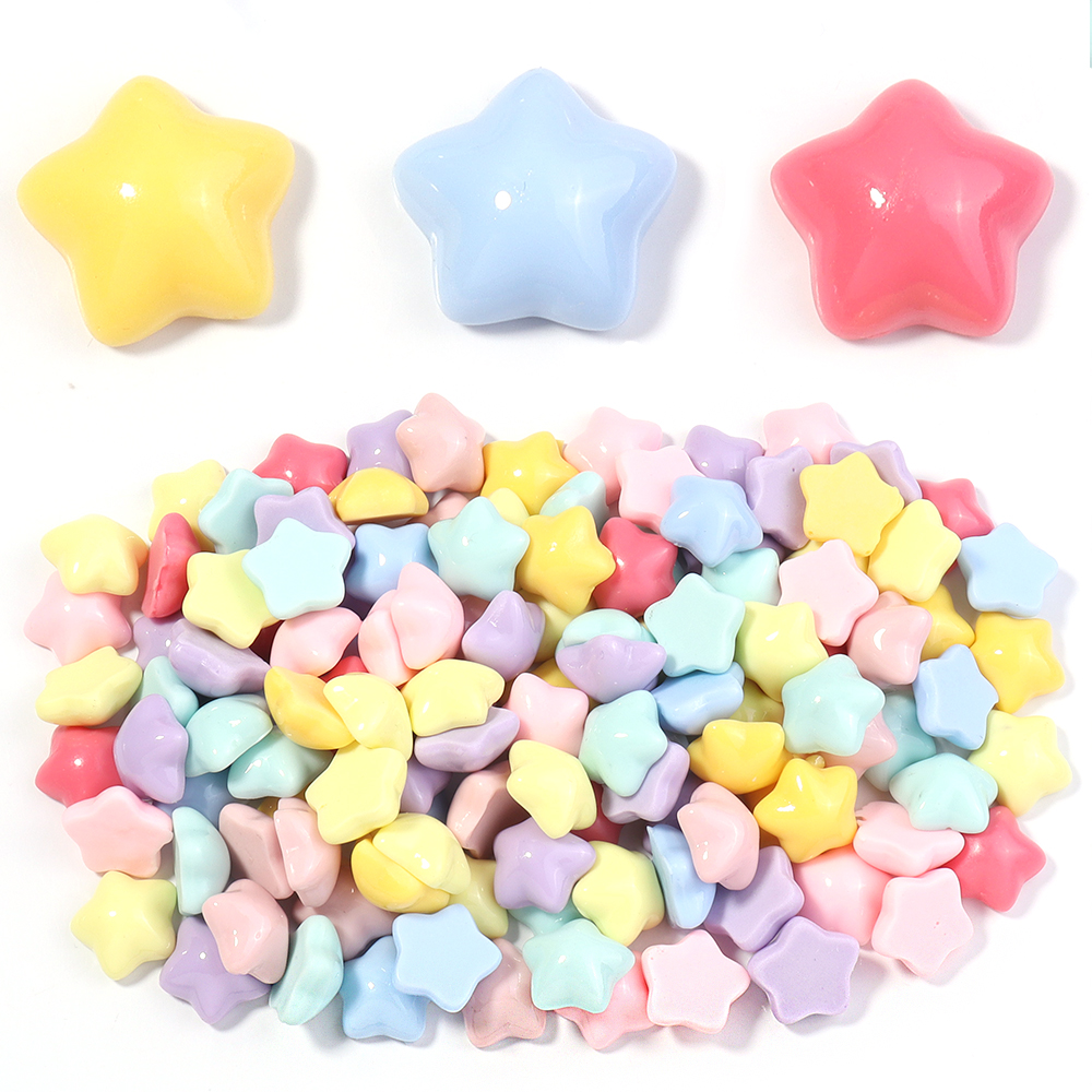 50pcs/lot 16mm Colorful Star R - огляд і ціна Embellishment Crafts
