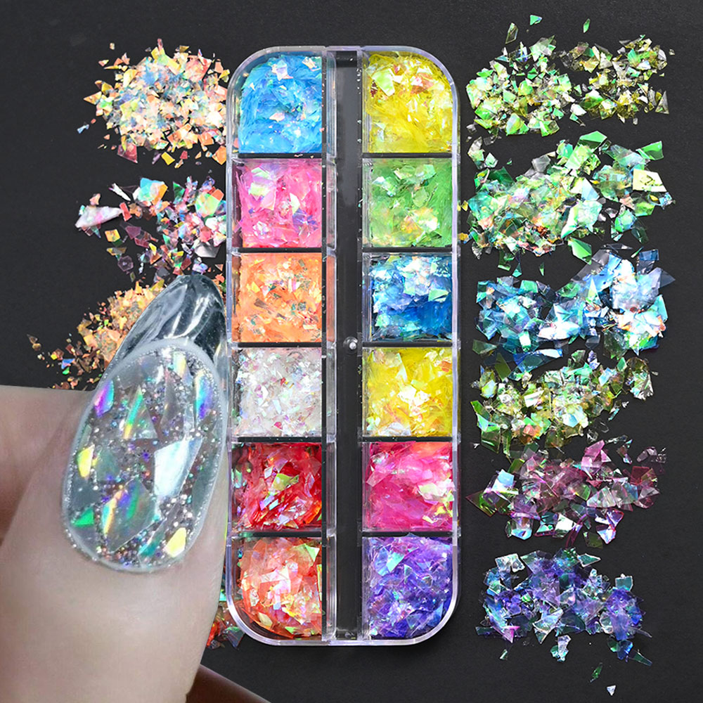 6Grids Shiny Iridescent Mermai - огляд і ціна Glitter Vinyl Roll